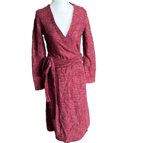 Crossover Sweater Dress - Picture 1 of 6